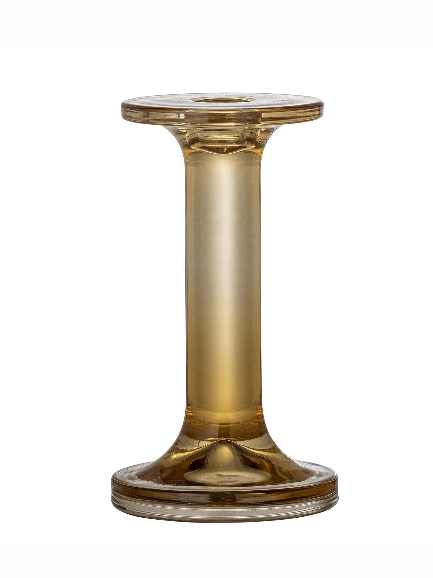 Jamey Candle Holder - Brown - Glass - 2 Sizes Available