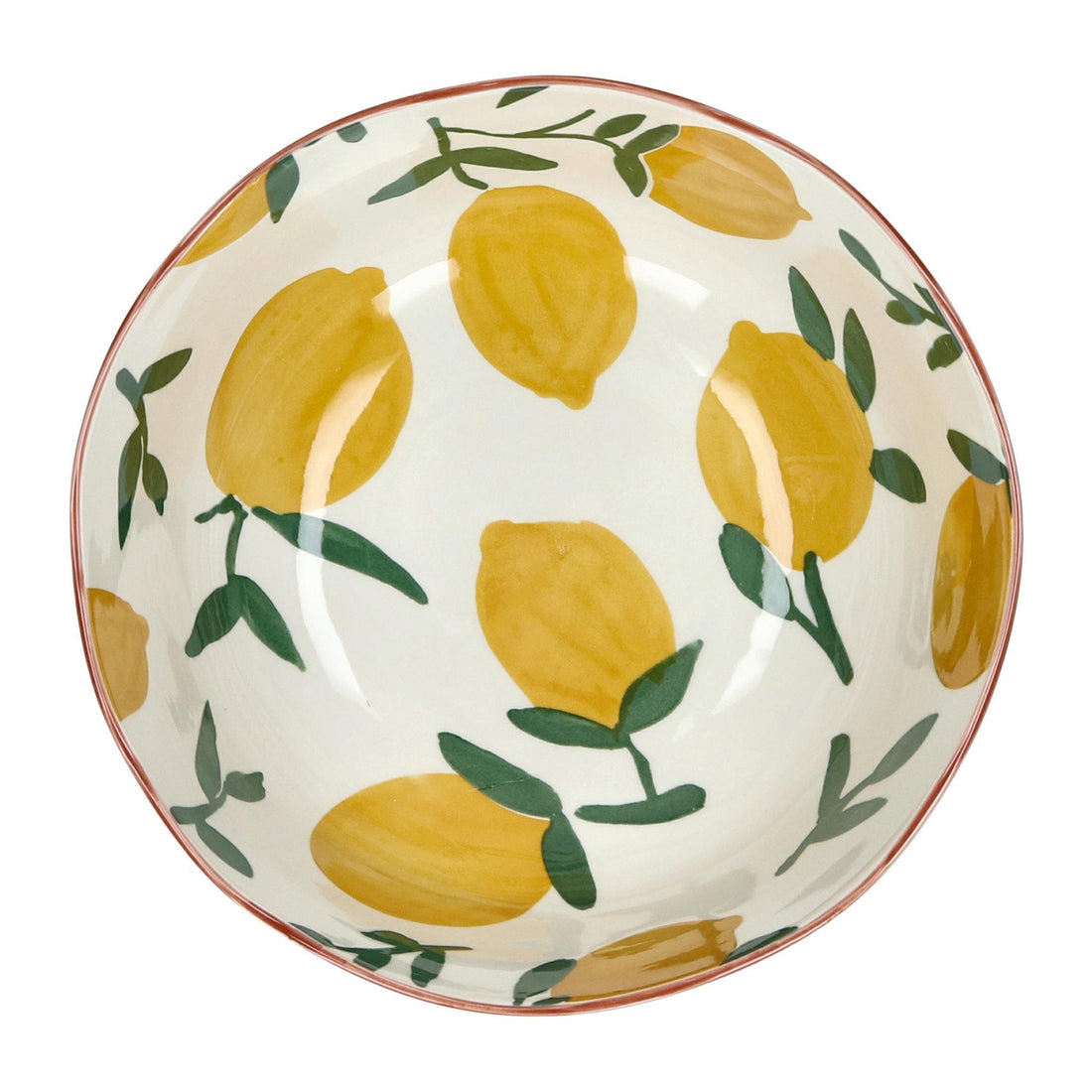 Mykonos Porcelain salad bowl - Yellow