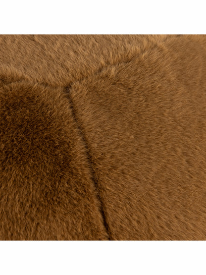 Ralph Faux Fur Pod in Camel