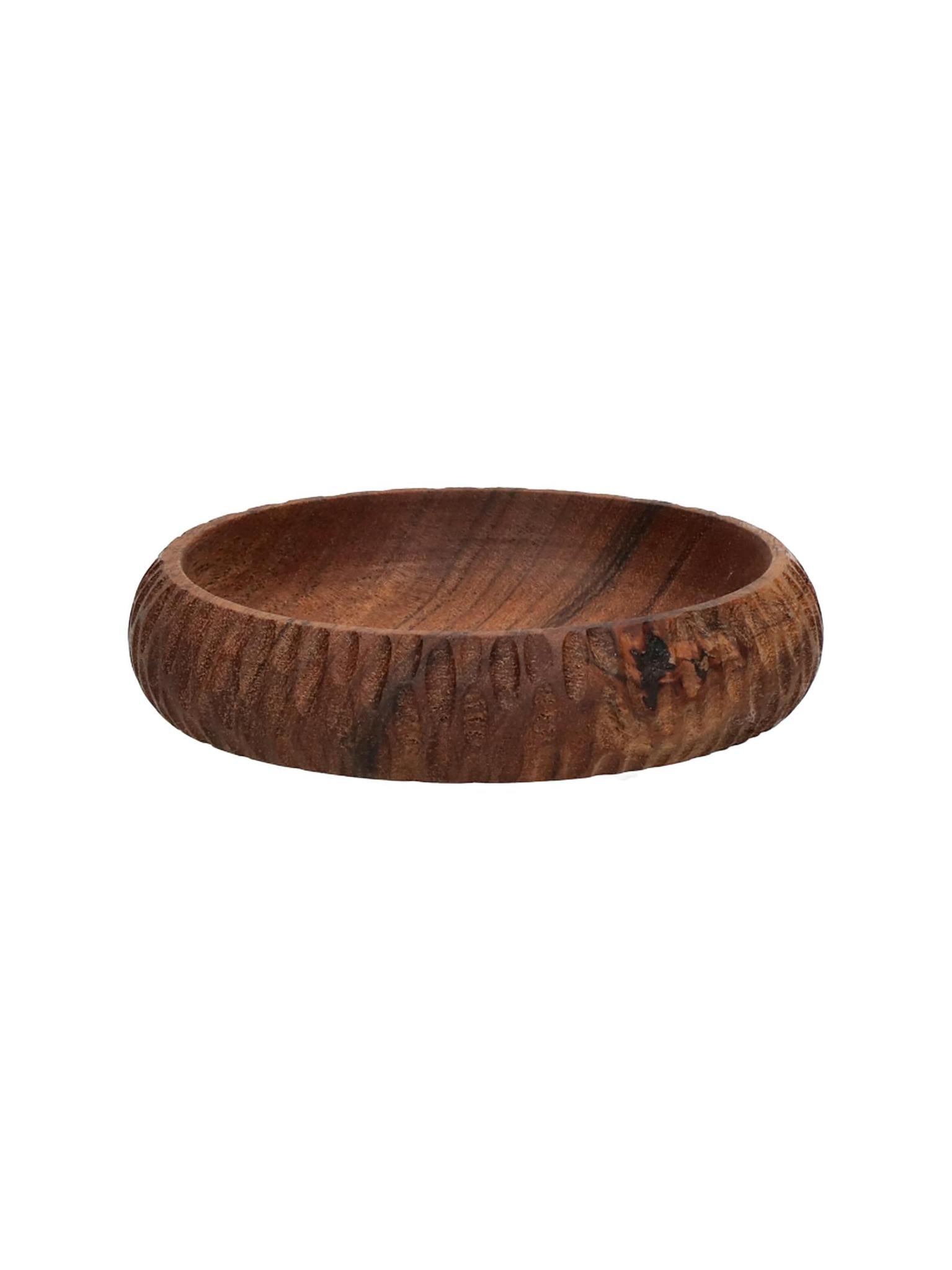 Homage Acacia Wood Bowl - Walnut