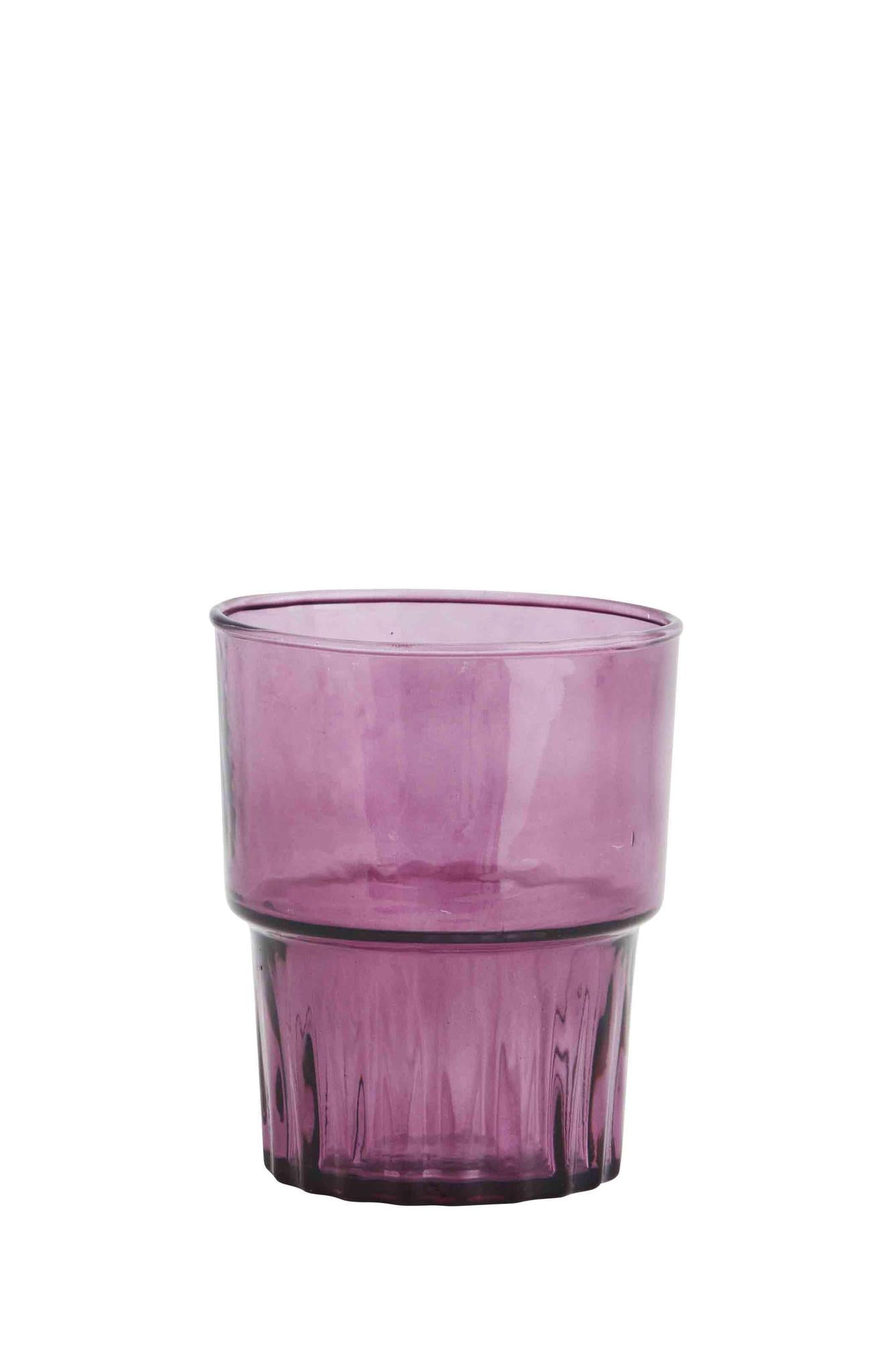 Coloured Glass Tumbler - 5 Colours Available