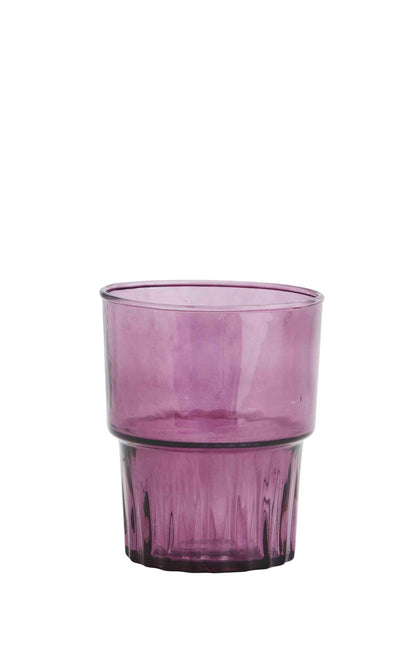 Coloured Glass Tumbler - 5 Colours Available