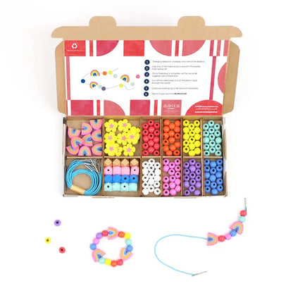 Rainbow &amp; Flower Bracelet Making Kit