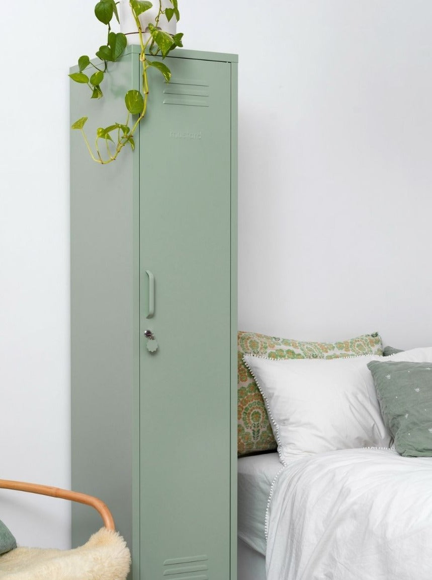 The Skinny Mustard Made Locker in Sage