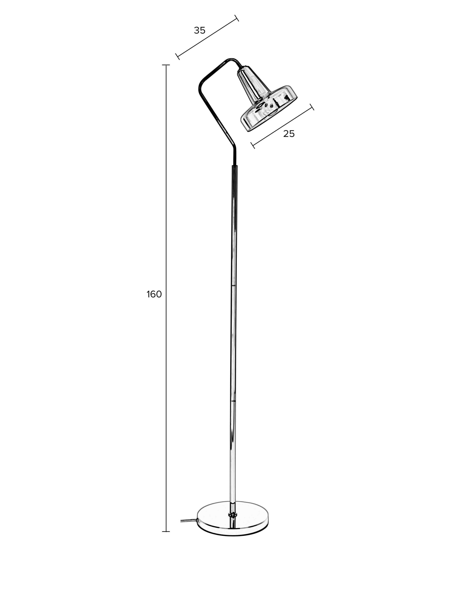 Ashin Floor Lamp - 2 Colour Options