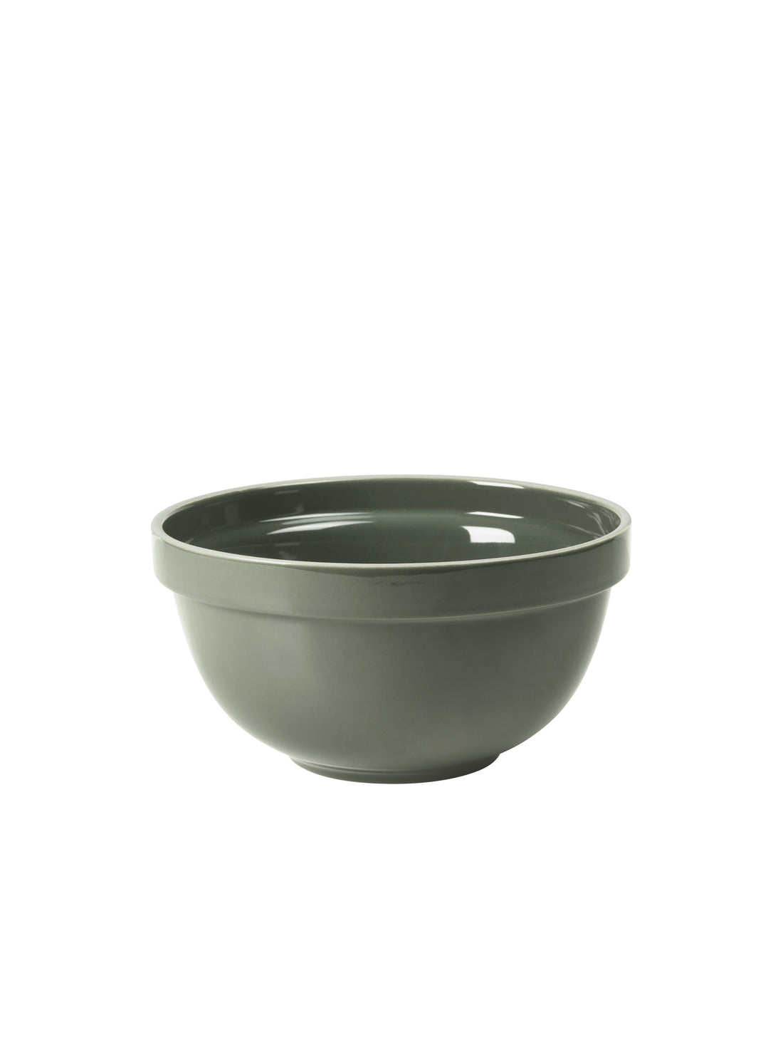 Taverna Green Glazed Stoneware Serving/Mixing Bowl