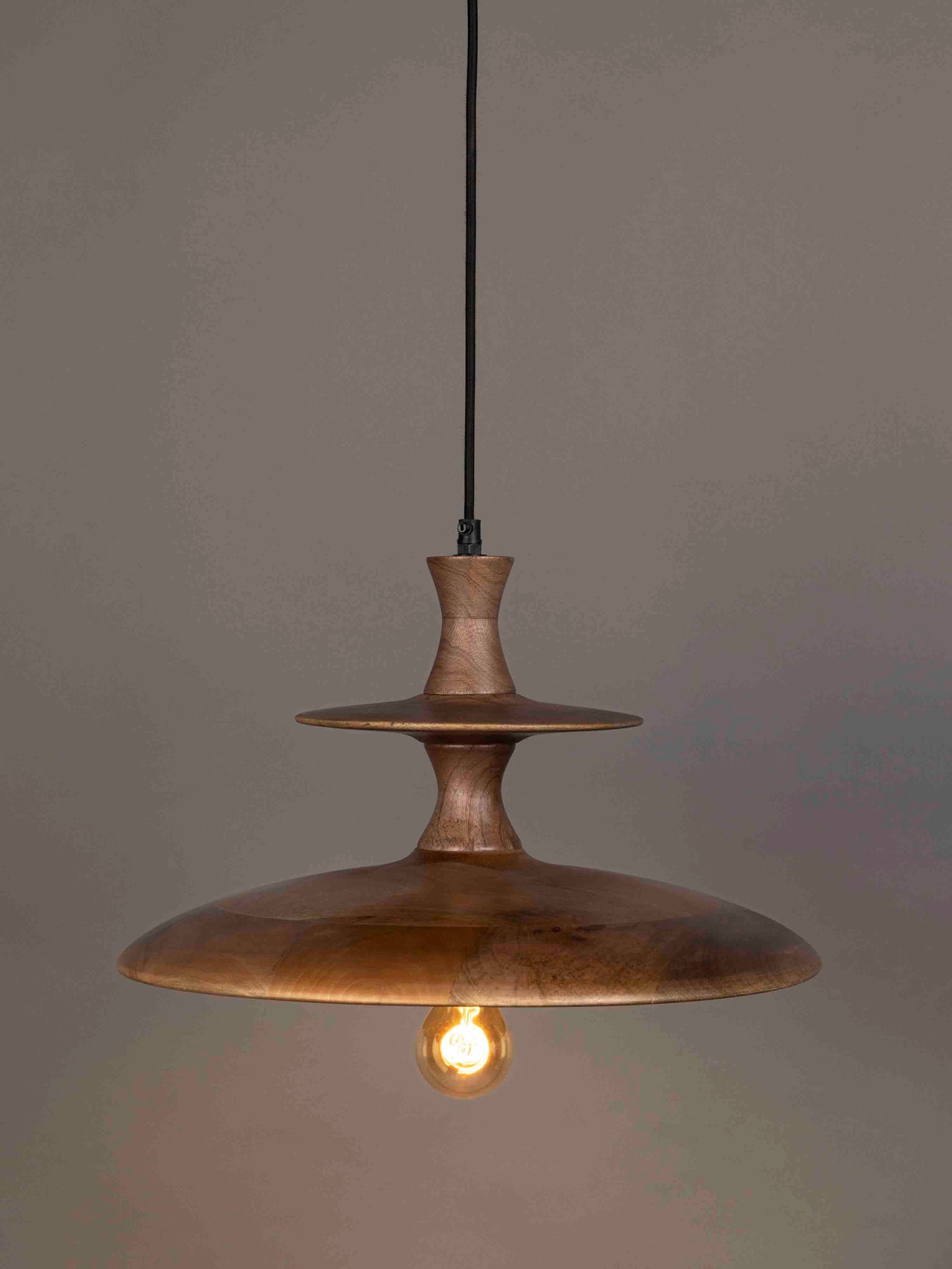 Cath Walnut Pendant Lamp - 2 Sizes