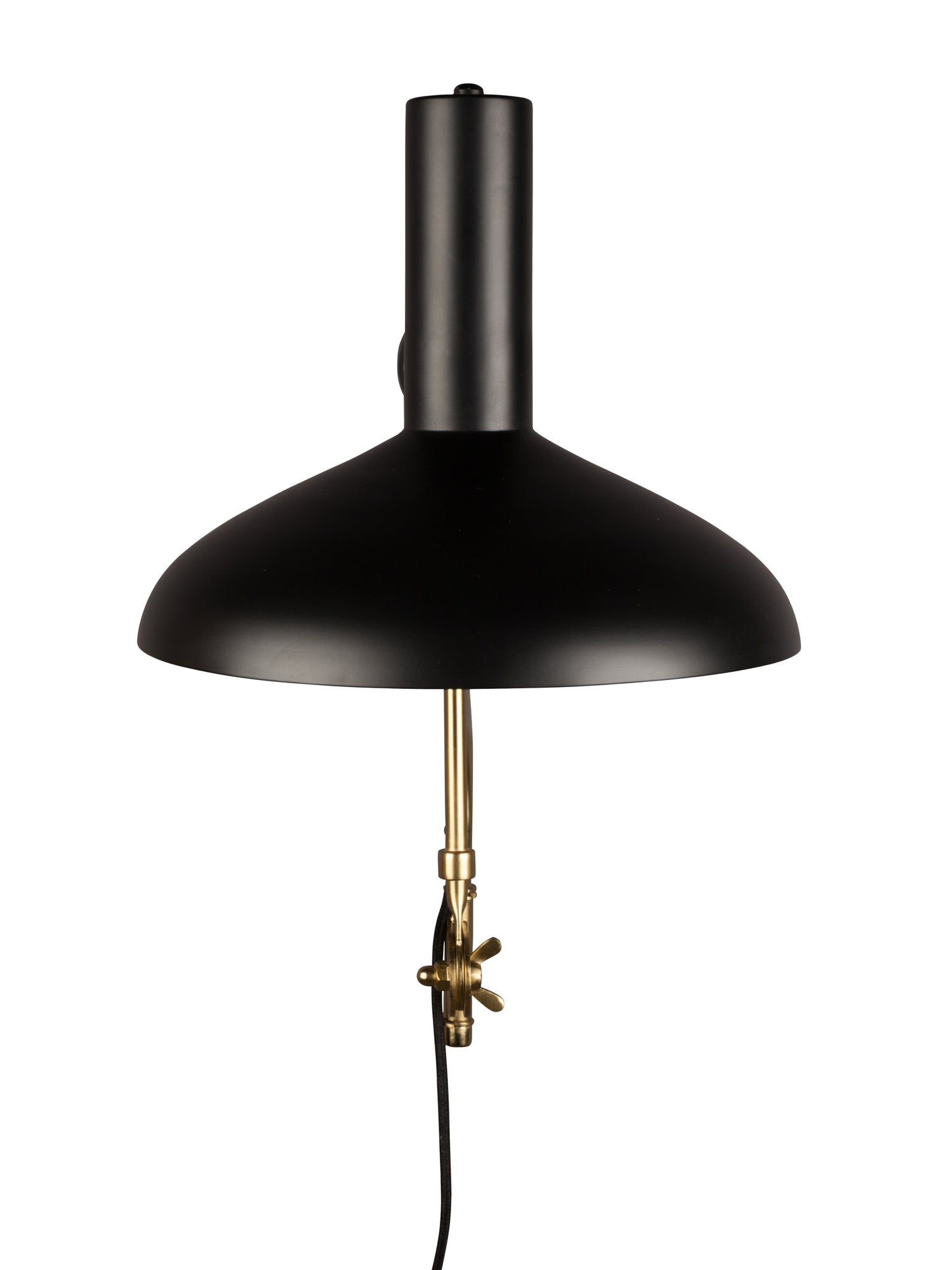 Devi Iron Wall Lamp in Black &amp; Brass