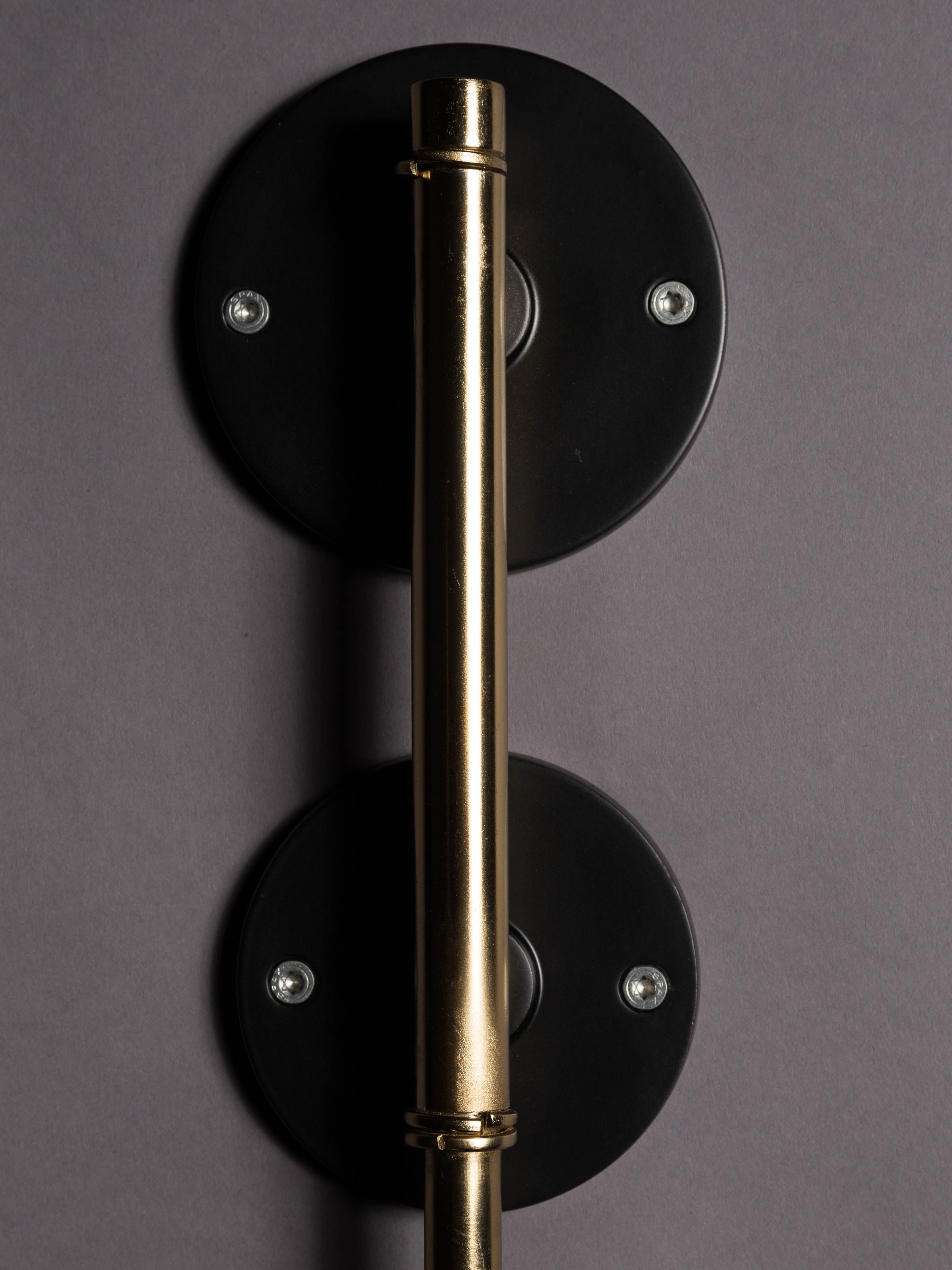 Devi Iron Wall Lamp in Black &amp; Brass