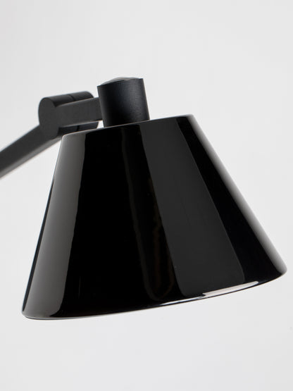 Lub Iron Wall Lamp in Chromed Black