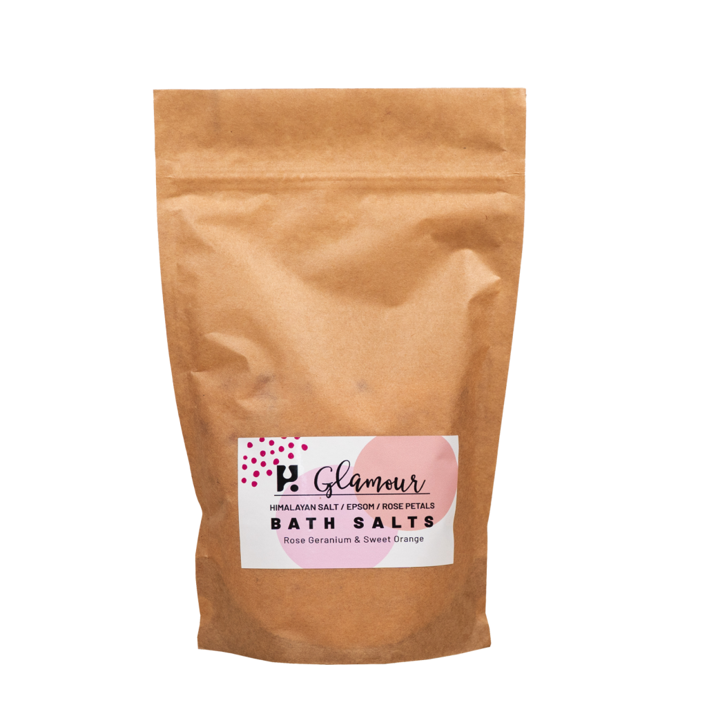 Bath Salts Rose Geranium &amp; Orange Refill Bag