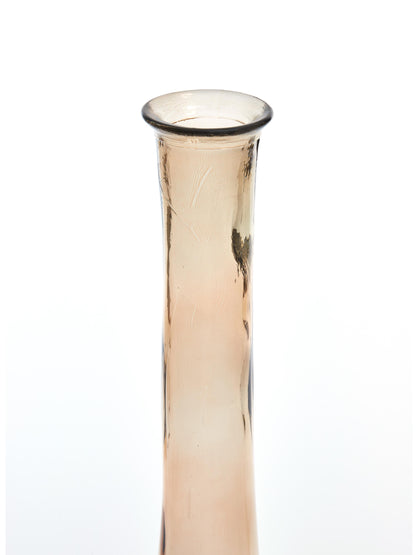 Vonigo Light Brown Tall Glass Vase