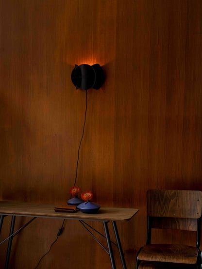 Corridor Sculptural Wall Lamp - Black