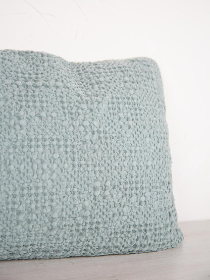 Tana Stonewashed Bed Cushion Vert de Gris