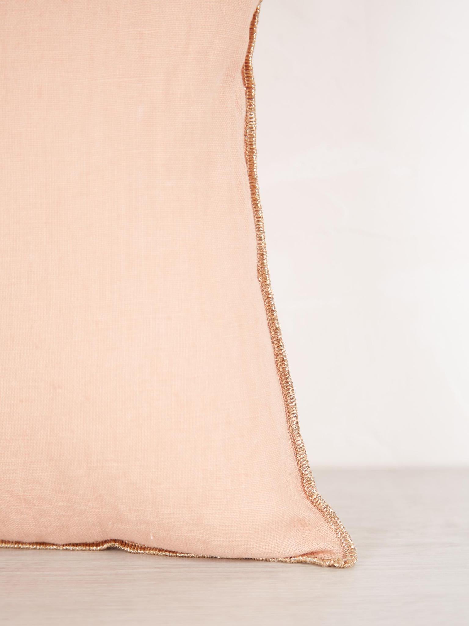 Zeff Celeste Linen 30x50cm Cushion - Sugared Plum