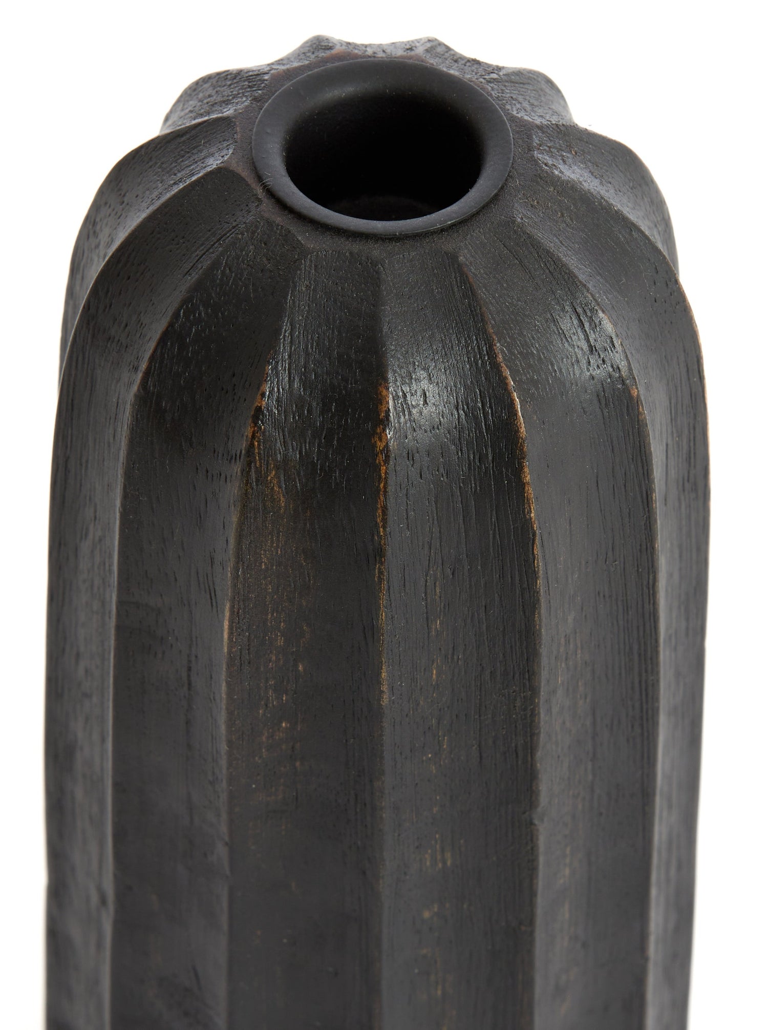 Ofir Black Mango Wood Candle Holder - 2 Sizes Available