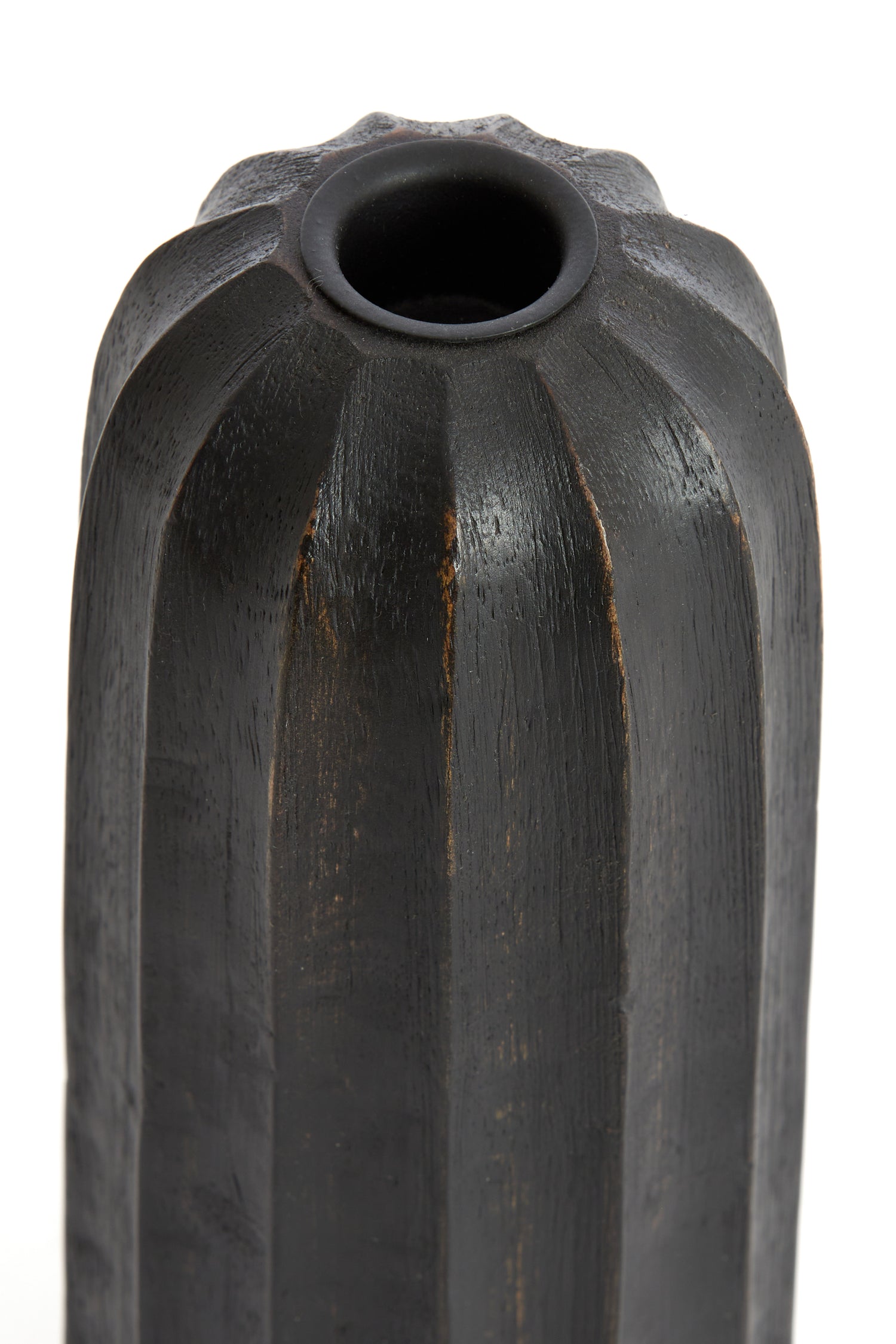 Ofir Black Mango Wood Candle Holder - 2 Sizes Available