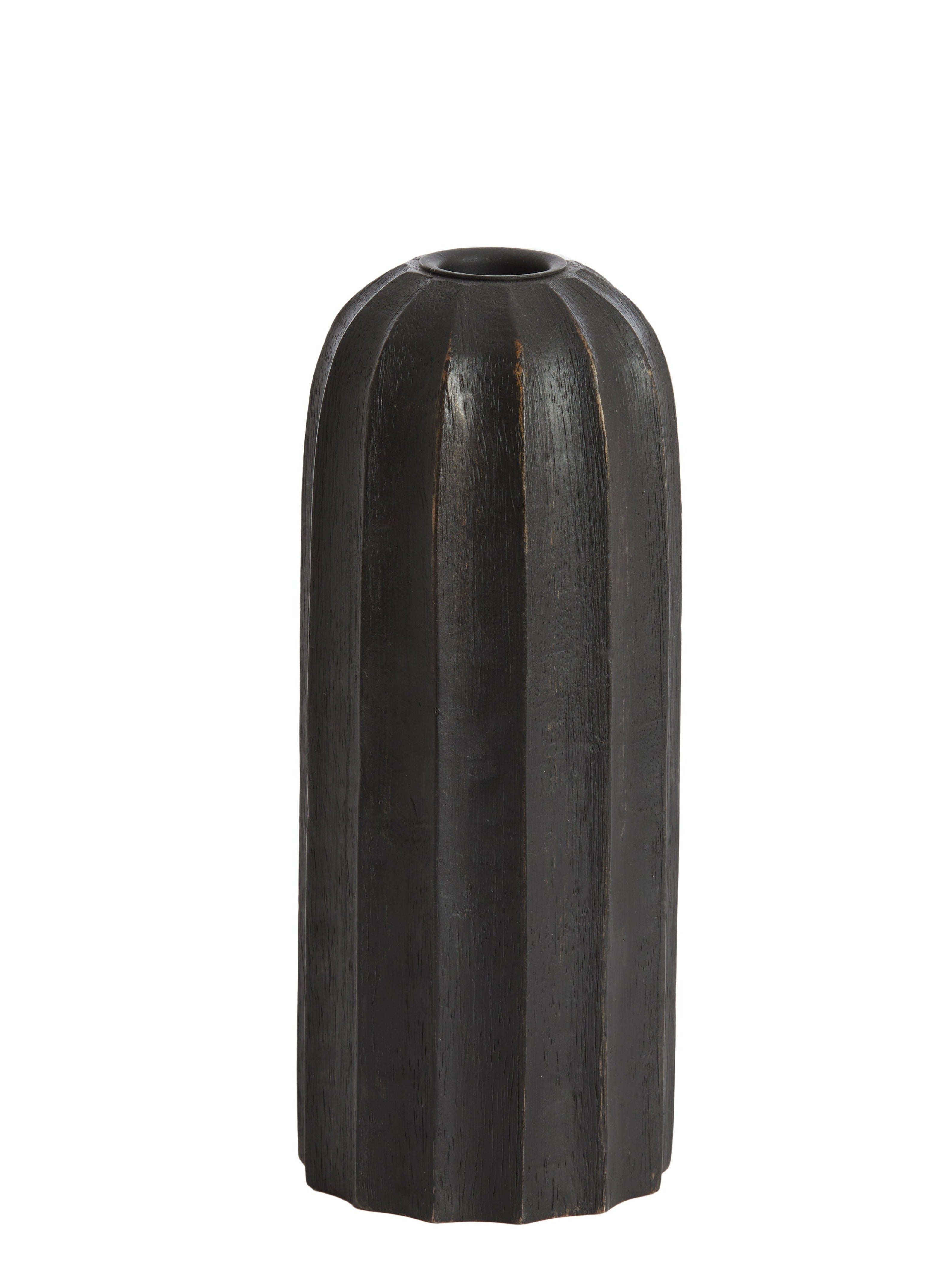 Ofir Black Mango Wood Candle Holder - 2 Sizes Available