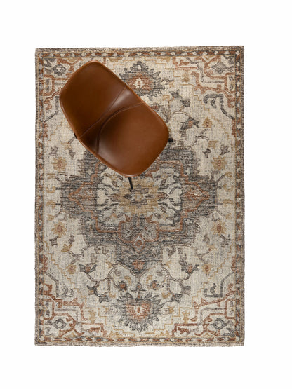 Amori Carpet in Grey/ Brick - (2 sizes available) (Copy)