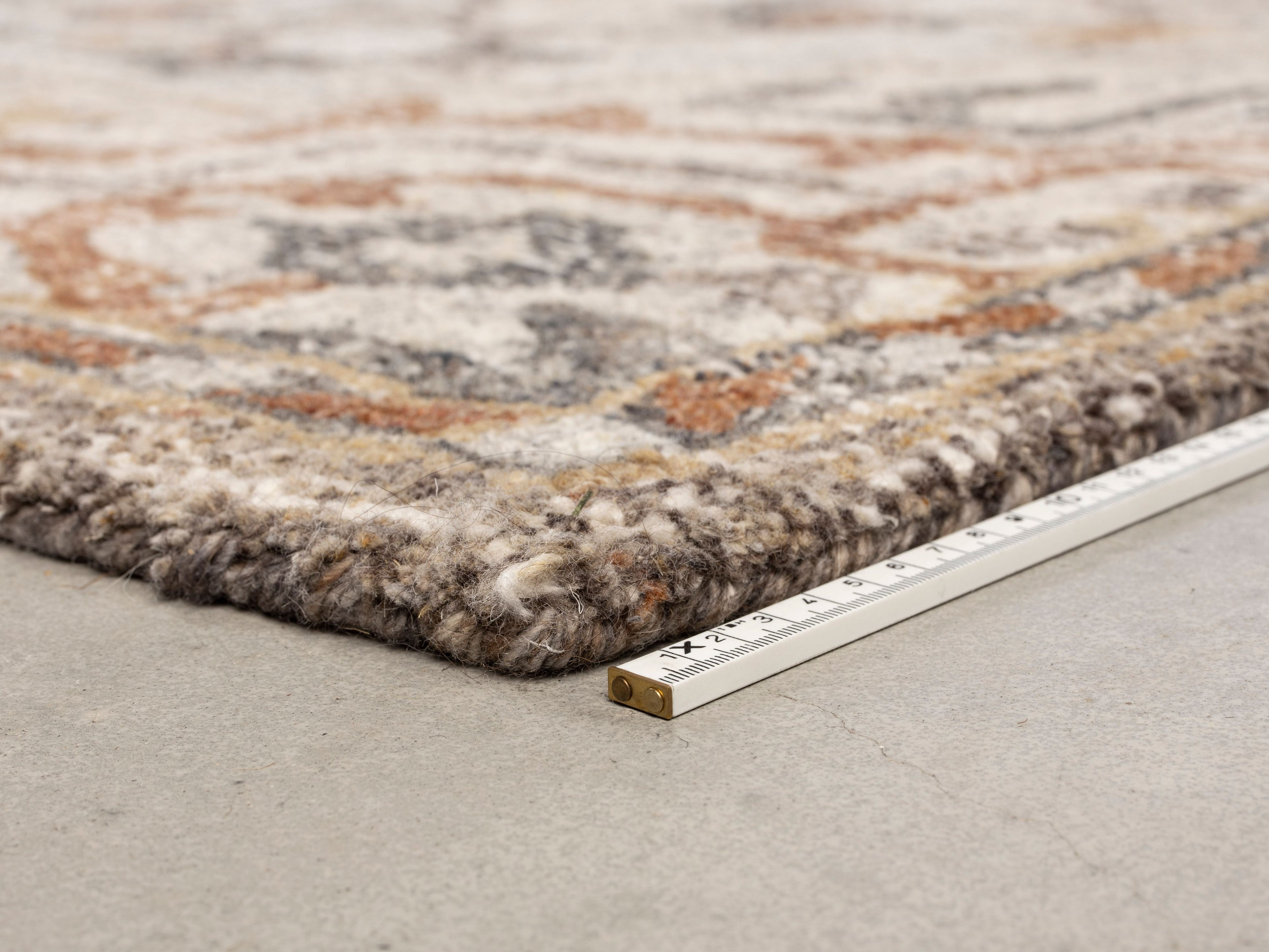 Amori Carpet in Grey/ Brick - (2 sizes available)