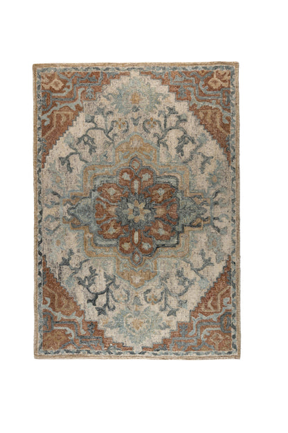 Amori Carpet in Blue/ Brick - (2 sizes available)