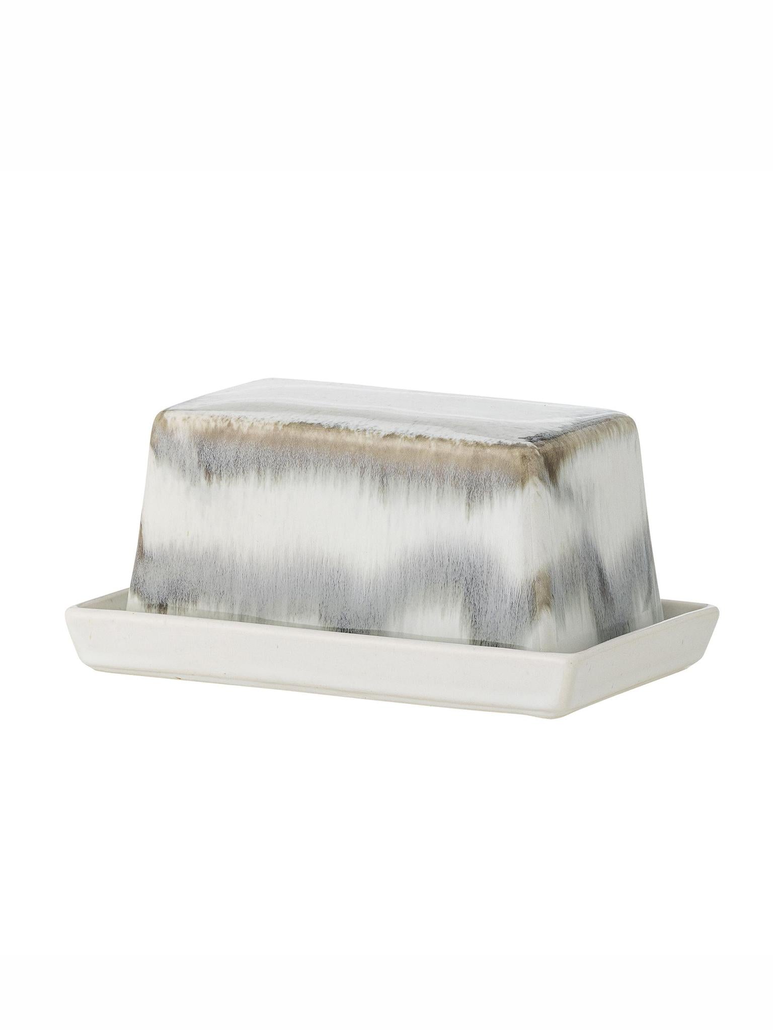 Paula Butter Box - Grey - Stoneware