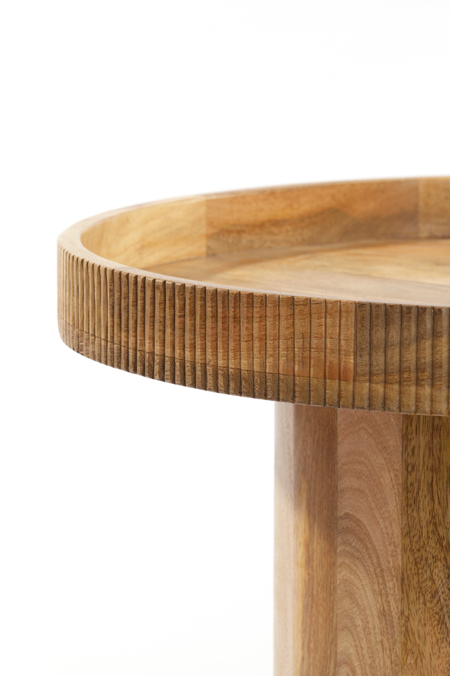 Kalomo Round Mango Wood Side Table