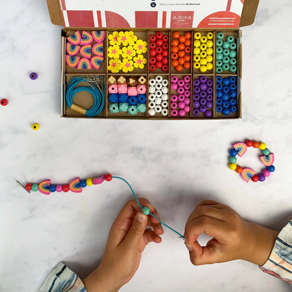 Rainbow &amp; Flower Bracelet Making Kit