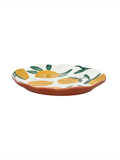 Mykonos Porcelain Dessert plate - porcelain - Yellow