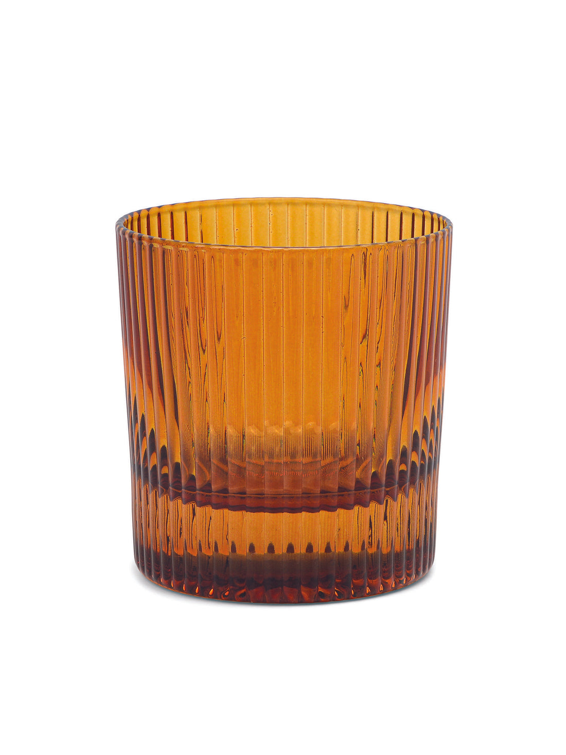 The Scout Lowball Glass - Set of 2 Amber