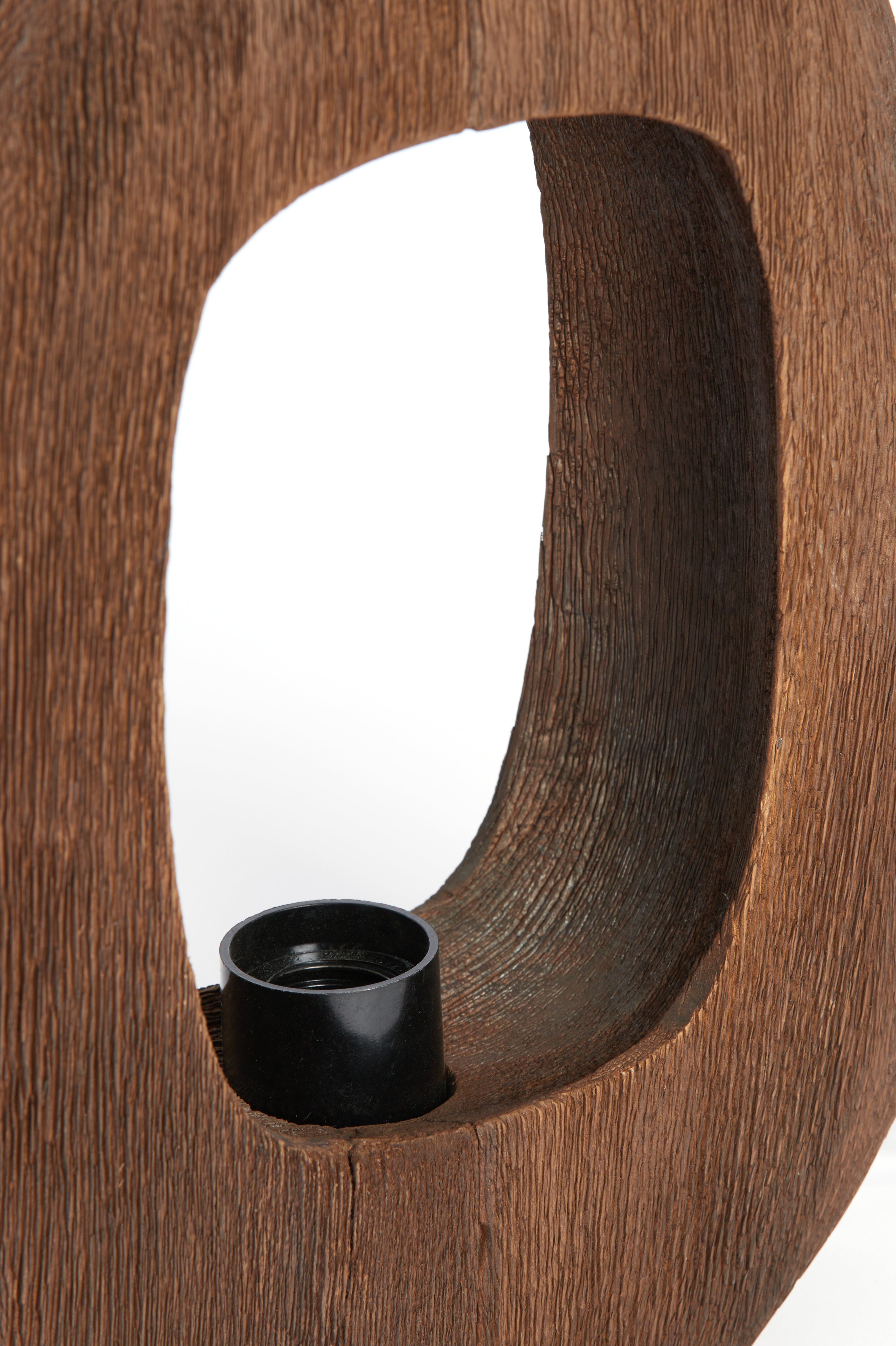 Kelafo Mango Wood Table Lamp - Medium