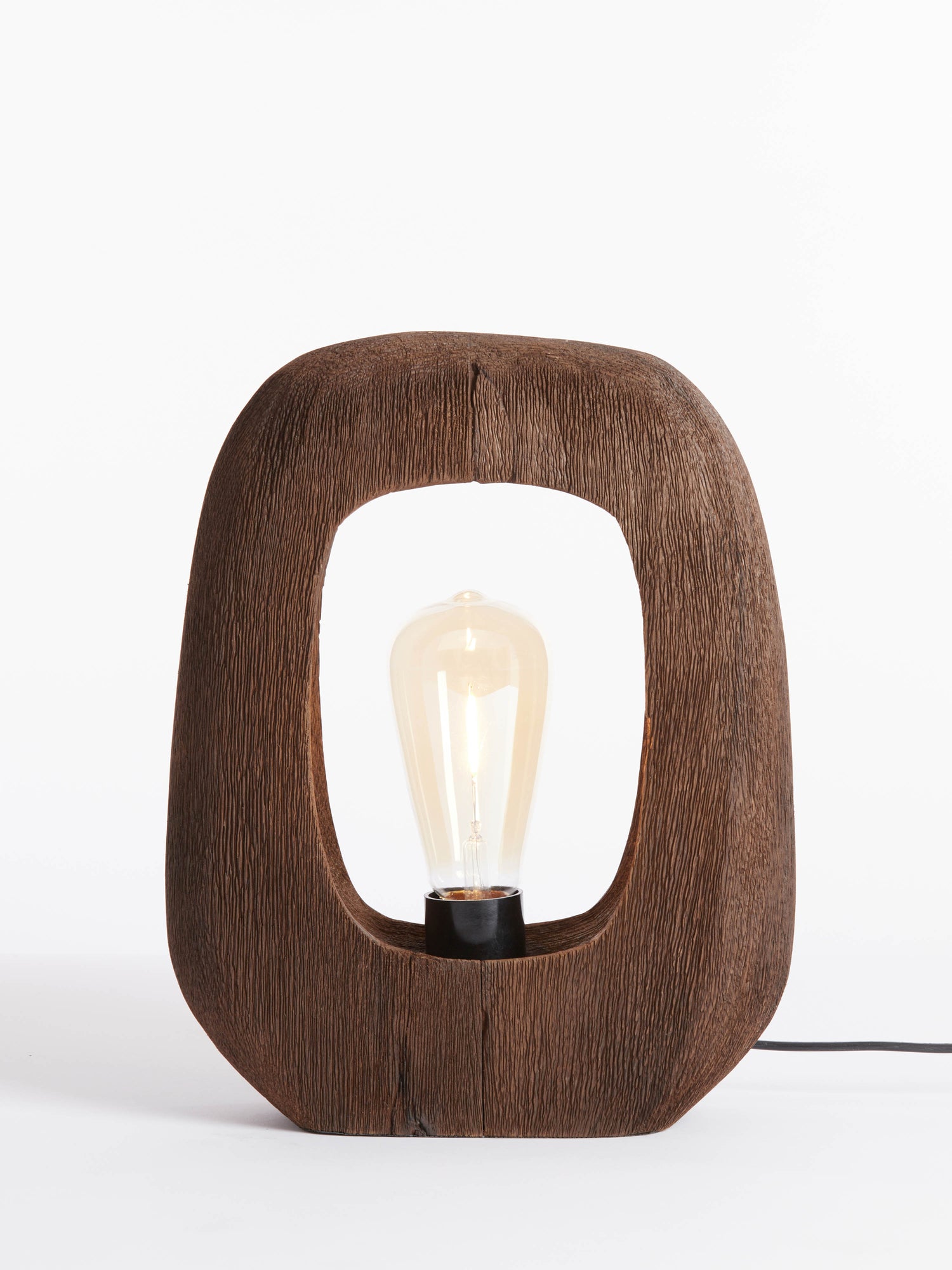 Kelafo Mango Wood Table Lamp - Medium