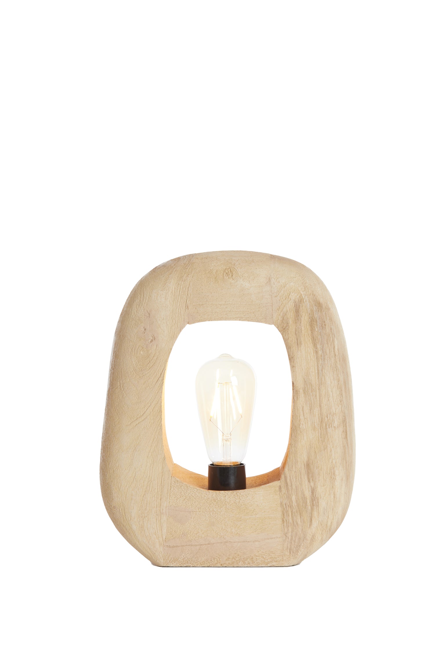 Kelafo Mango Wood Table Lamp Natural