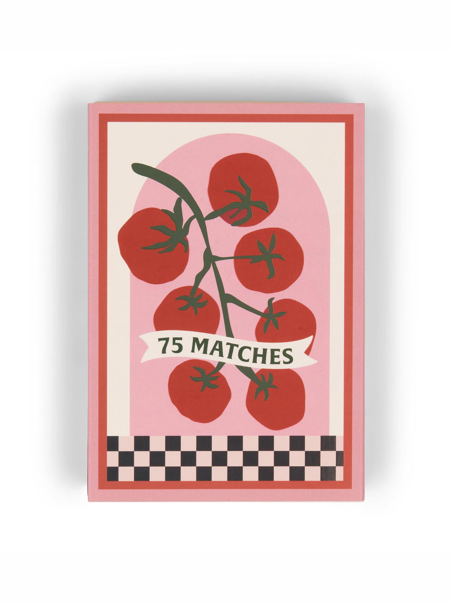 Adopo Boxed Matches Tomato Vine  Red - 75 Matches (9.6 Cm)