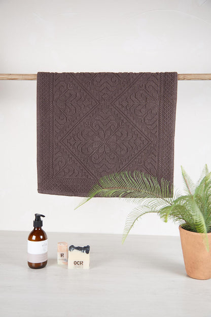 Enzo Bath Mat in Ebony - 2 Sizes Available