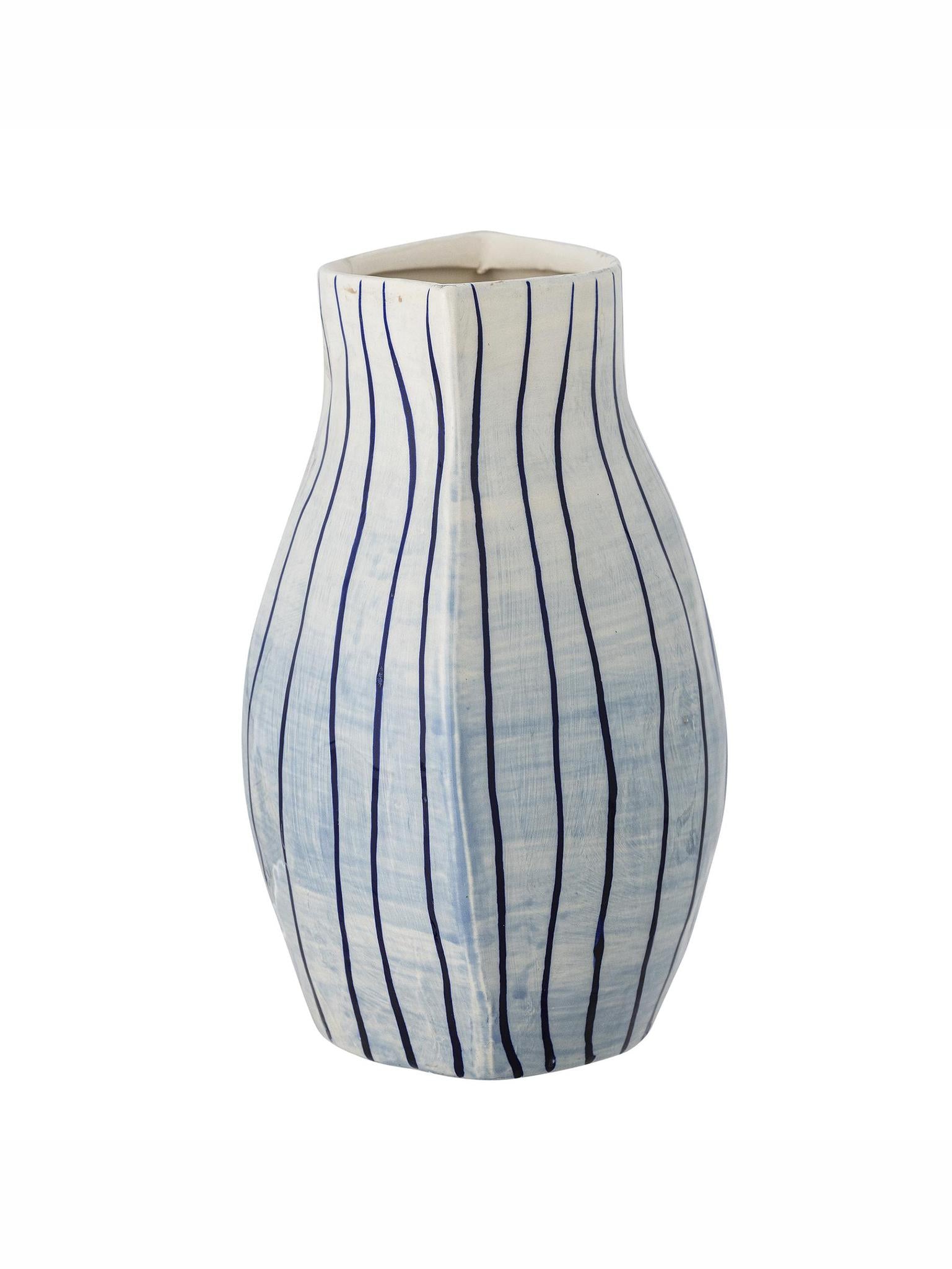 Esra Vase - Blue - Stoneware