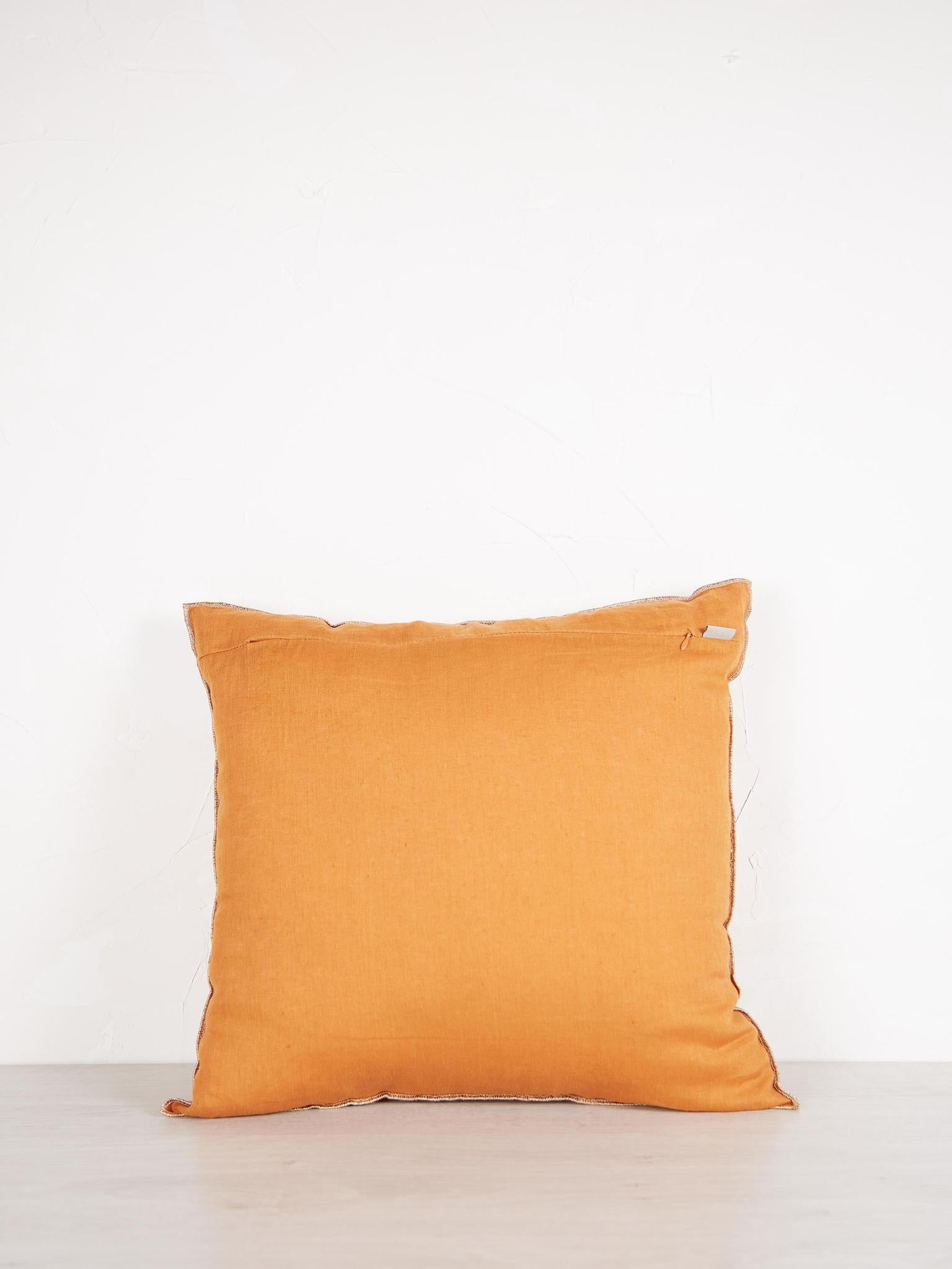 Zeff Celeste Linen 45x45cm Cushion - Copper