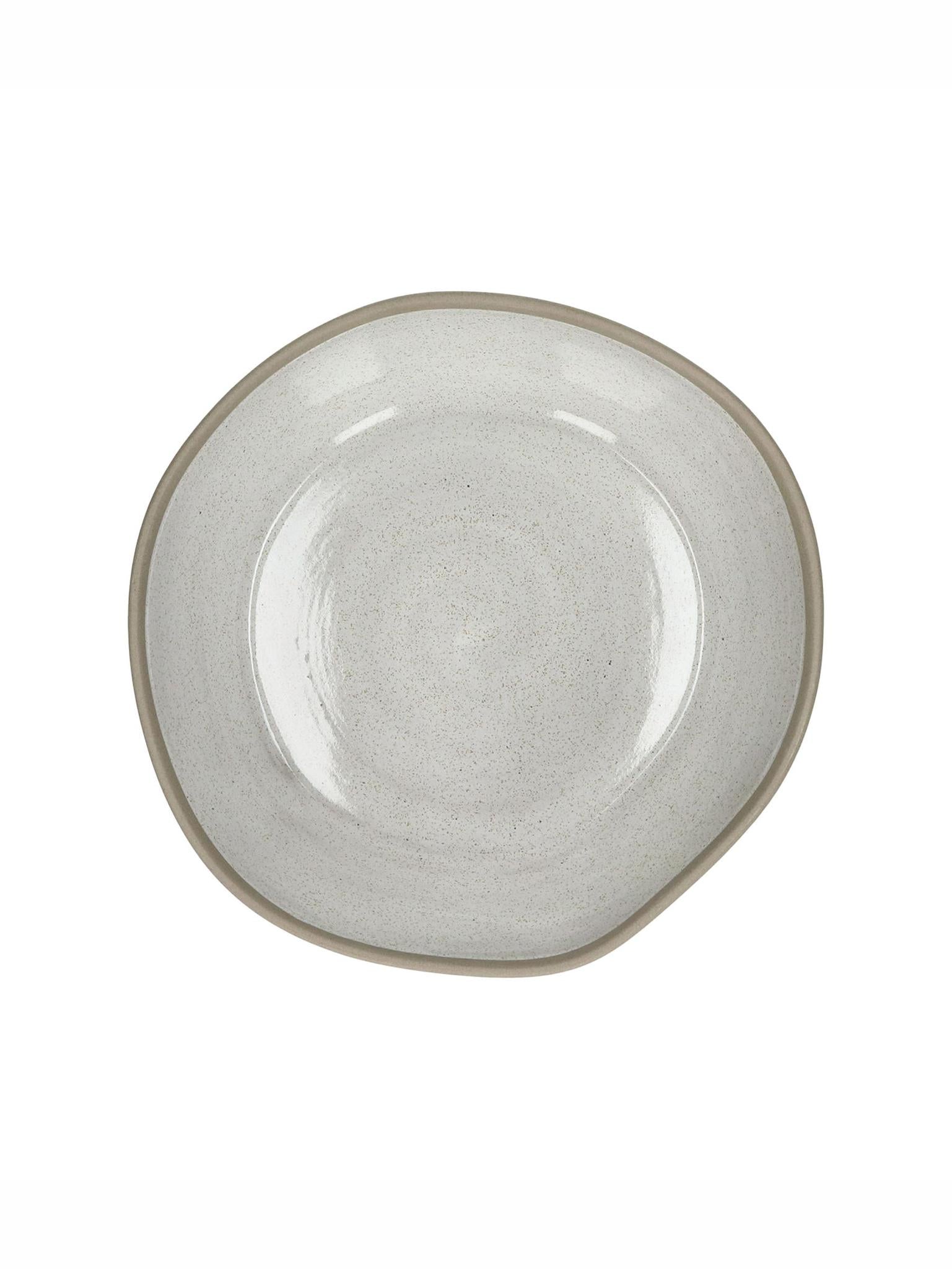 Primeval - Porcelain Cereal Bowl - Light Grey