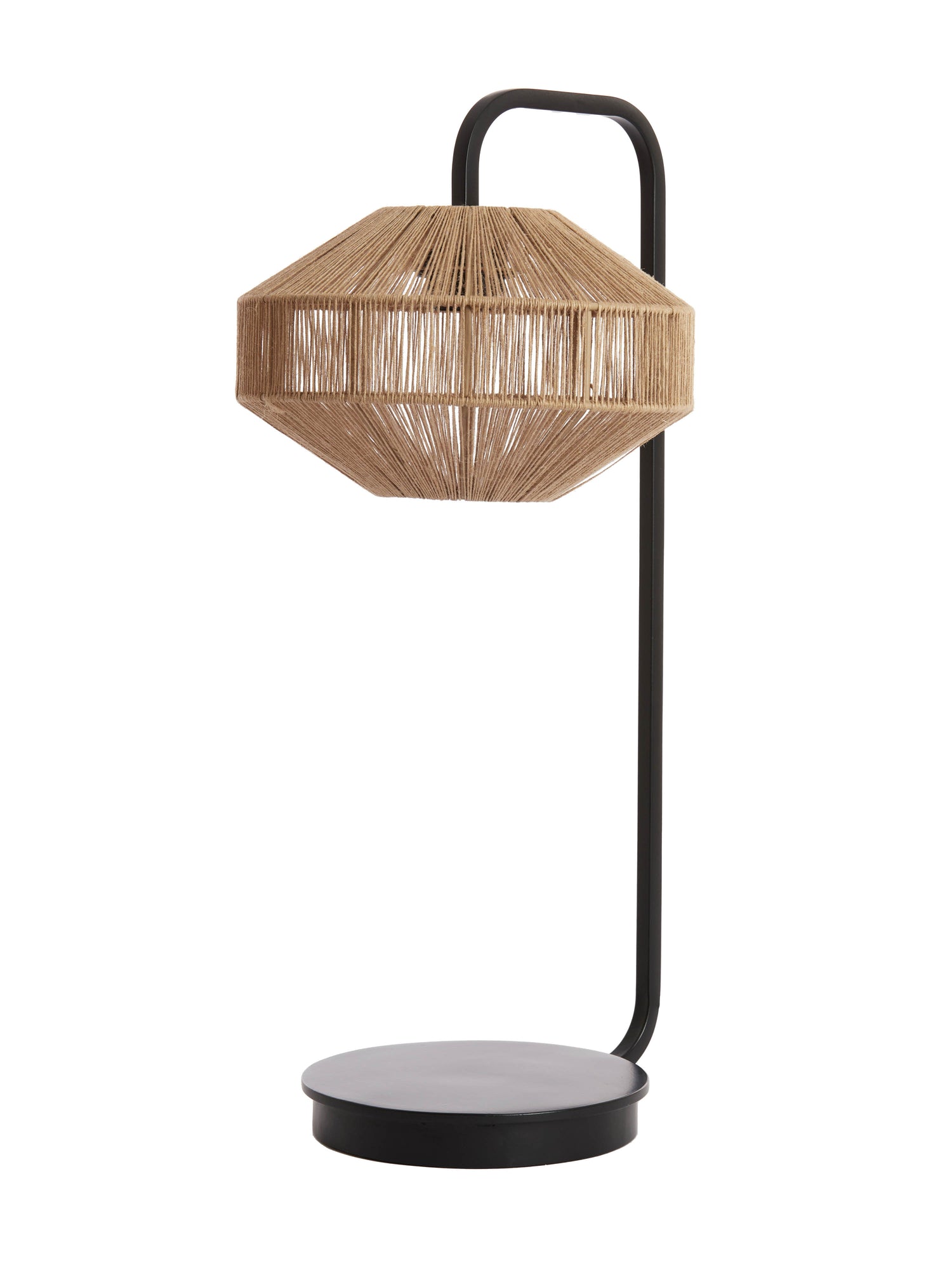 Lyra Natural &amp; Black Table Lamp