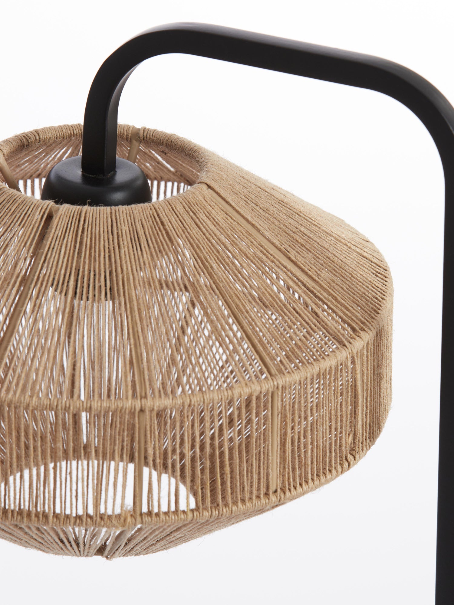 Lyra Natural &amp; Black Table Lamp