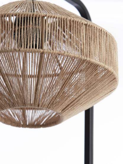 Lyra Natural &amp; Black Table Lamp