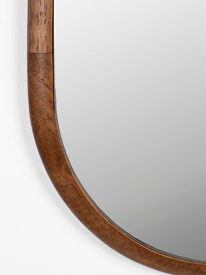 Nyko Asymetric Rubberwood Mirror