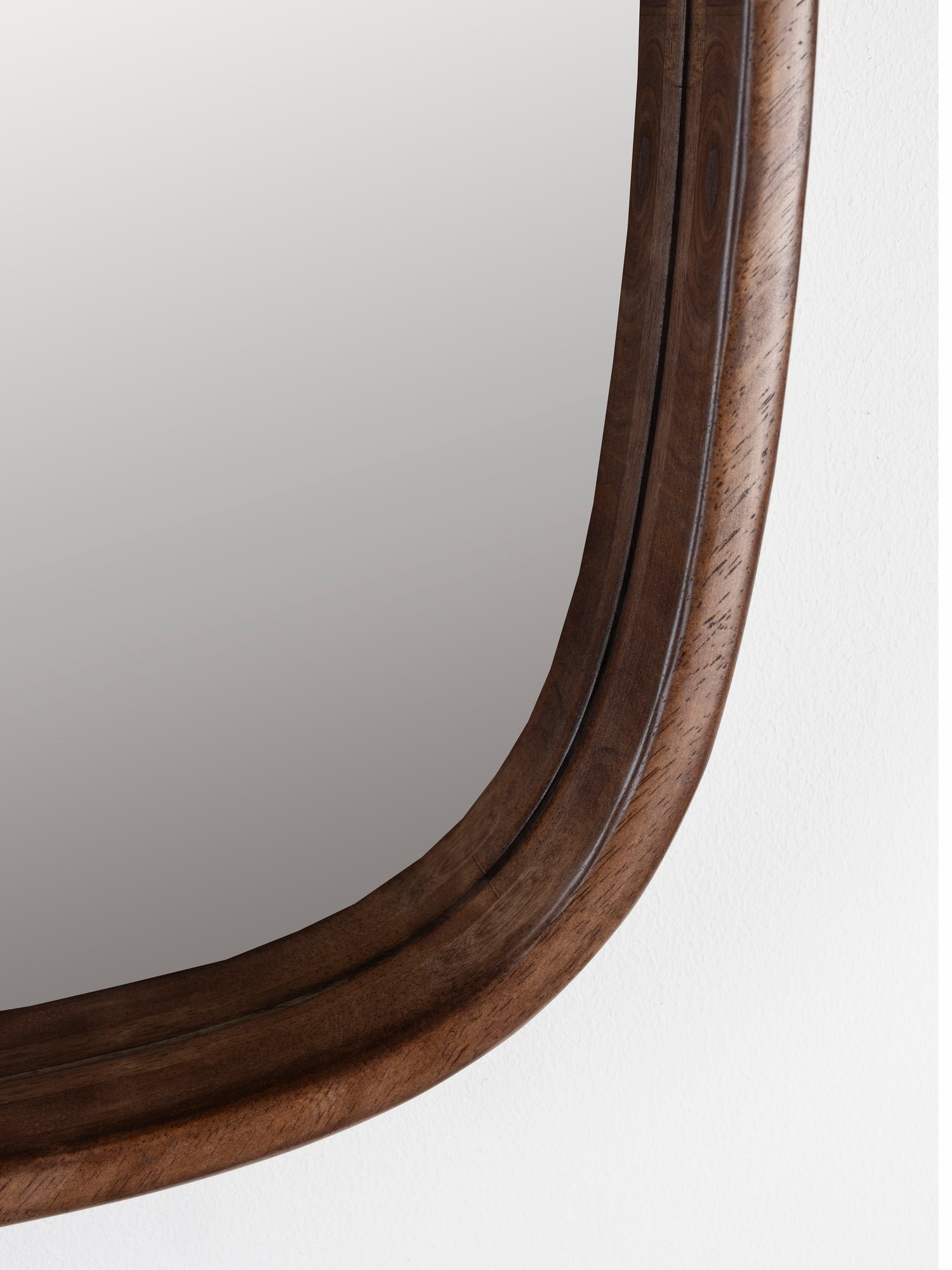 Nyko Square Rubberwood Mirror