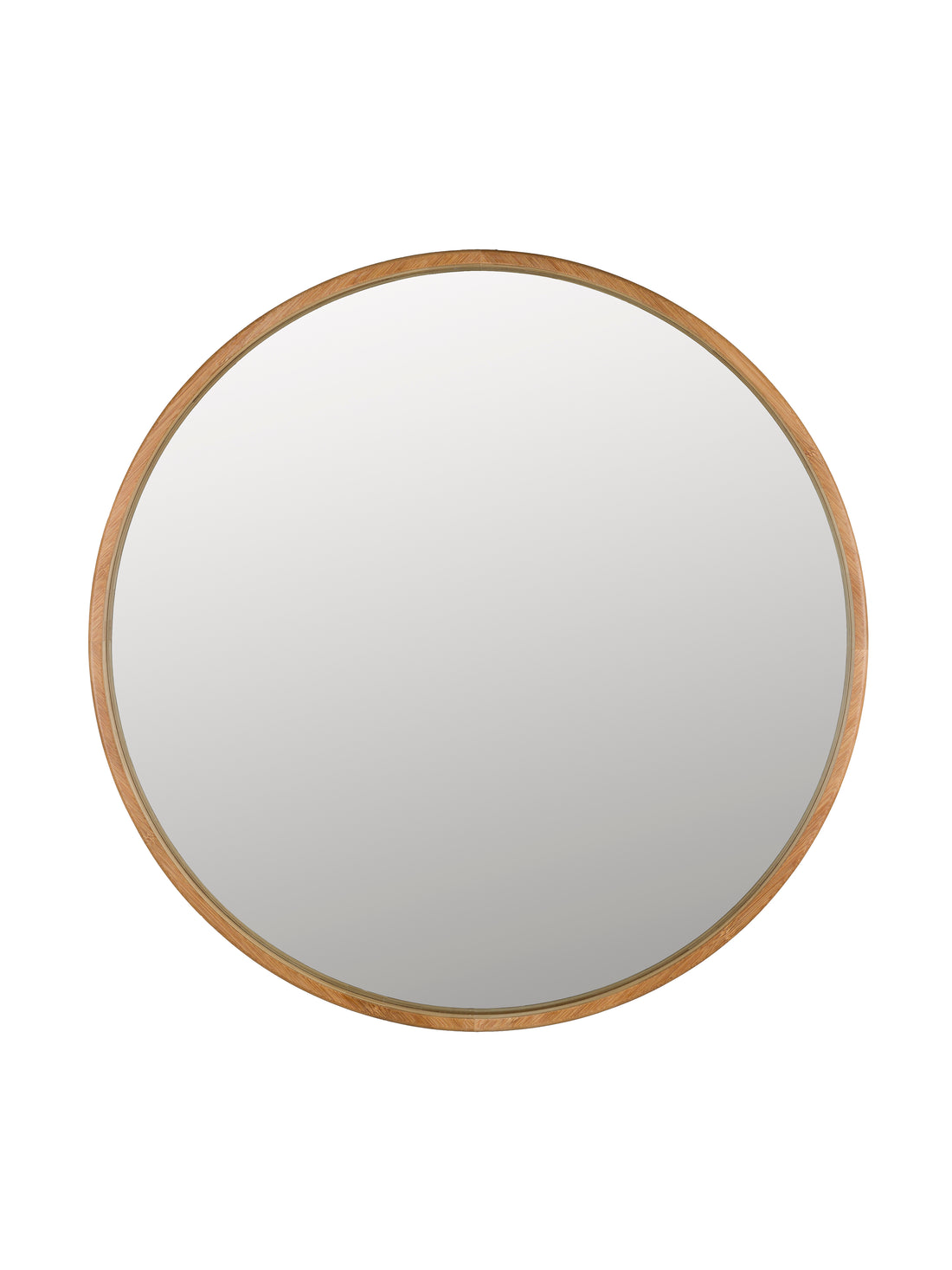 Antique Brass Matz Round Wall Mirror