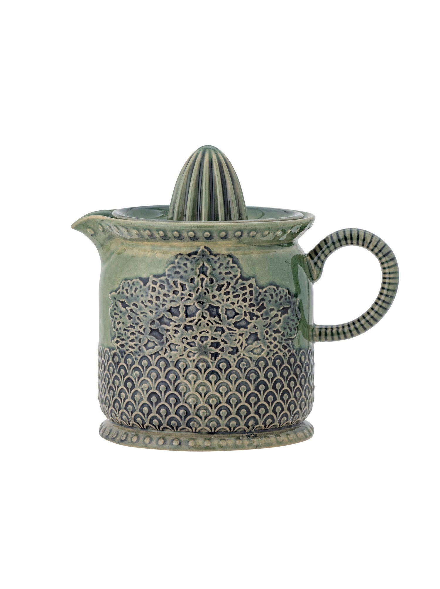 Liselu Green Stoneware Lemon Juicer