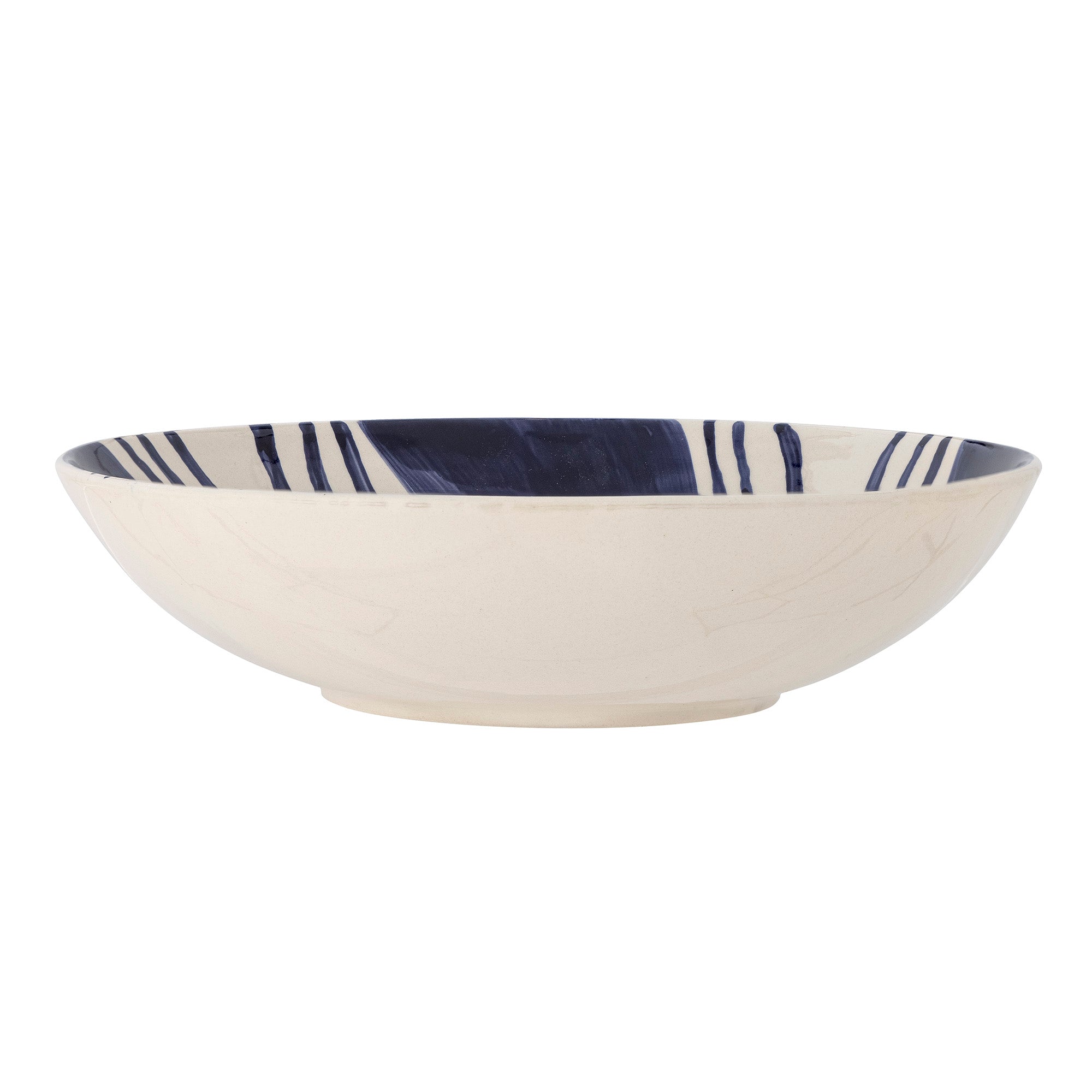 Shama Blue Hand Painted Serving Bowl