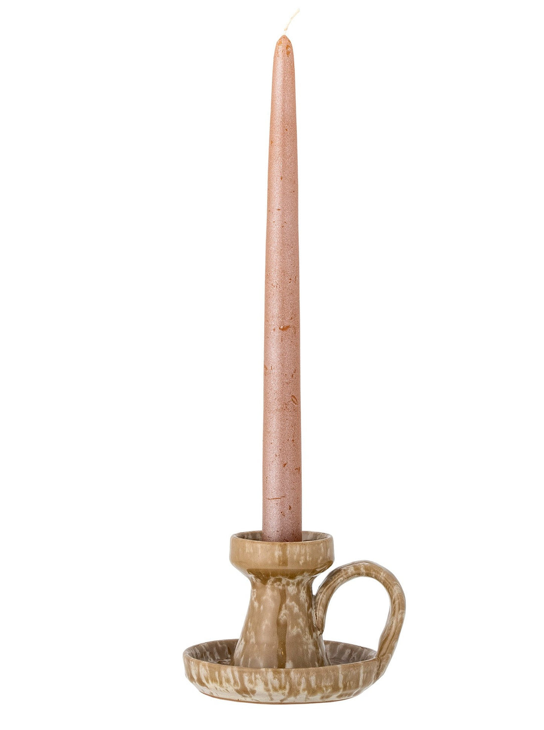 Sayeda Brown Stoneware Candle Holder