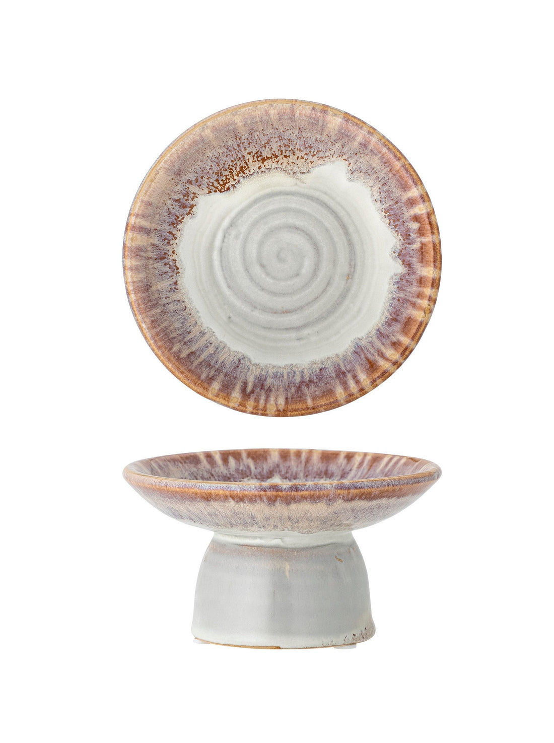 Soufian Rose Stoneware Candle Holder / Trinket Dish