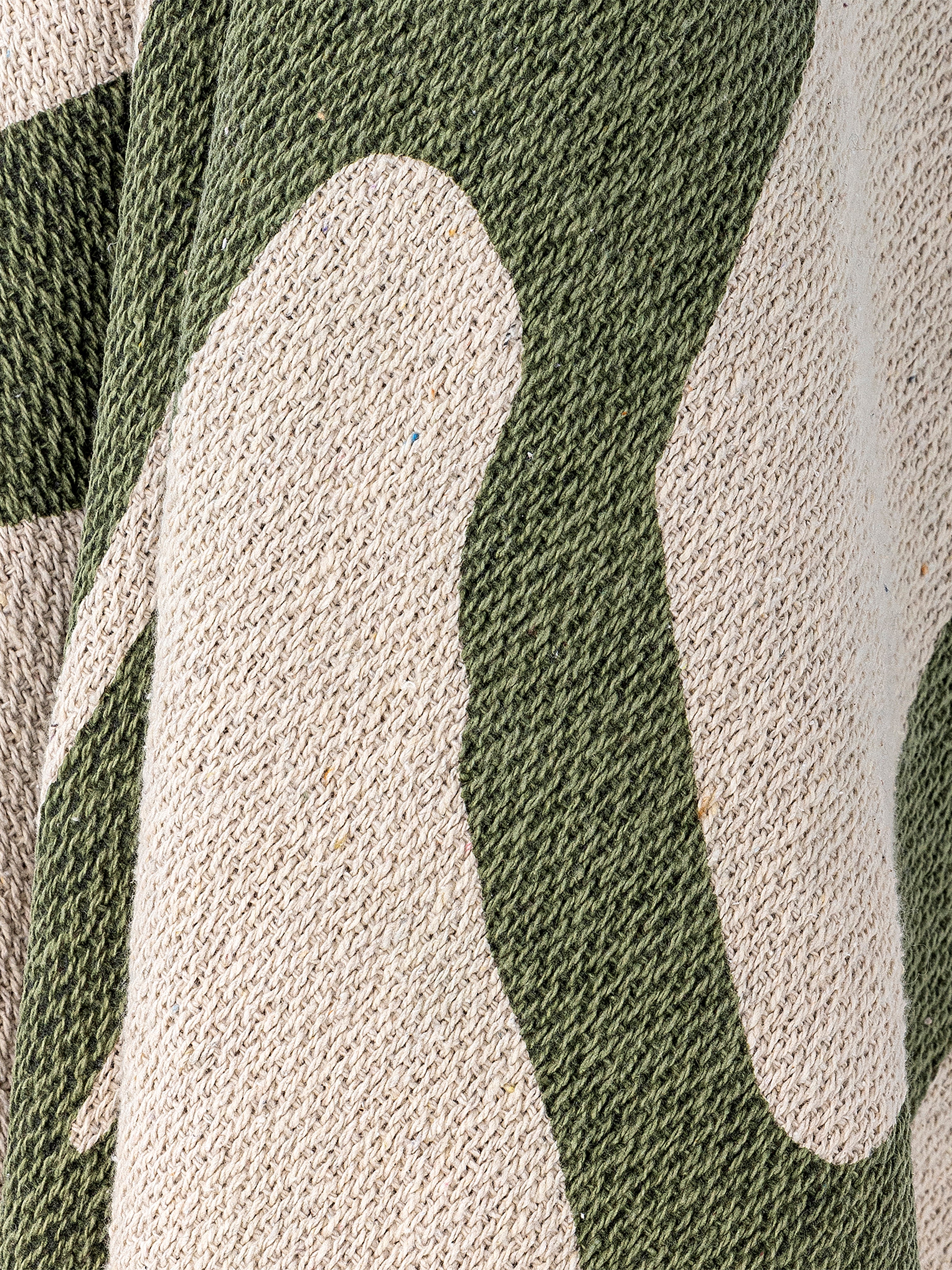 Dalmine Throw - Green - Recycled Cotton