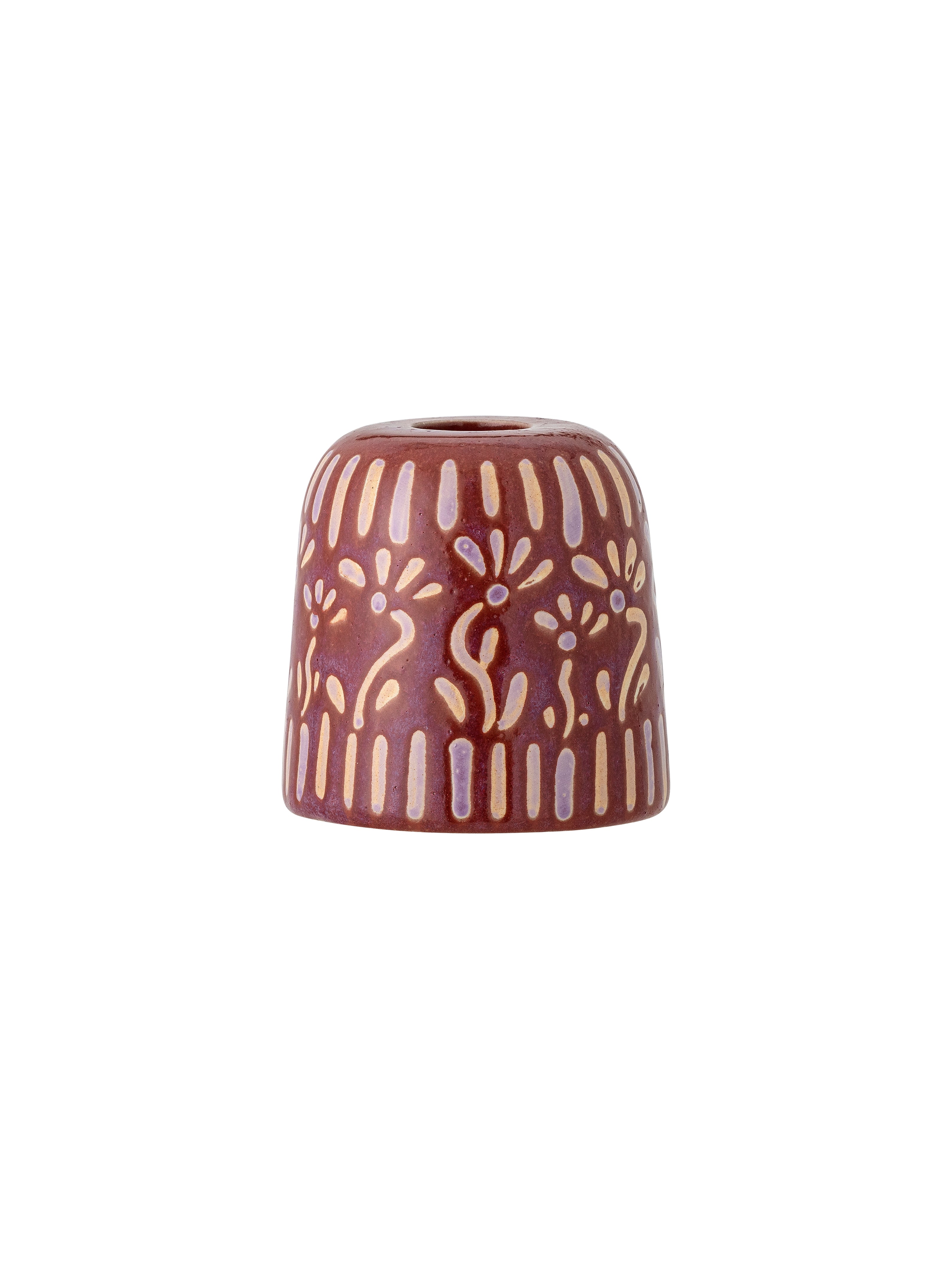 Samsin Candle Holder Burgundy